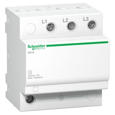 SCHNEIDER A9L15597 ACTI9 iPF túlfeszültségkorlátozó, fixbetétes, 20kA, 3P, 340V