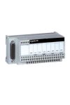 SCHNEIDER ABE7CPA02 Modicon ABE7 elosztóblokk, 8 csatornás analóg Quantum/Premium/X80 I/O kártyákhoz, SUB-D25