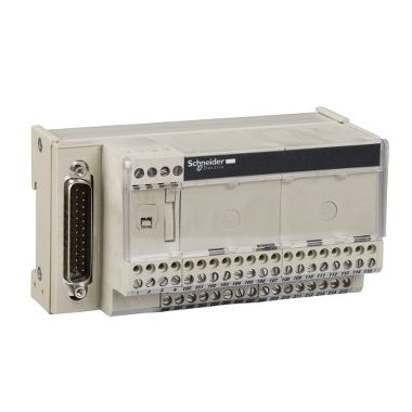 SCHNEIDER ABE7CPA03 Modicon ABE7 elosztóblokk, 8 csatornás, analóg Quantum/Premium/X80 I/O kártyákhoz, SUB-D25