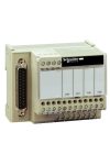 SCHNEIDER ABE7CPA21 Modicon ABE7 elosztóblokk, 4 csatornás analóg Quantum/Premium/X80 I/O kártyákhoz, SUB-D25