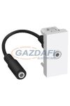 SCHNEIDER ALB44371 ALTIRA Audio Jack 3,5mm anya csatlakozó, polárfehér