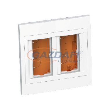 SCHNEIDER ALB44464N ALTIRA 2x2 modulos süllyesztő doboz, komplett, polárfehér