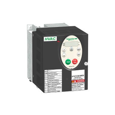 SCHNEIDER ATV212H075M3X Altivar ATV212 frekvenciaváltó épületes alkalmazásokra, 0,75kW, 3f, 200…240 VAC, IP21, EMC szűrő nélkül