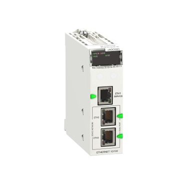 SCHNEIDER BMENOC0301 X80 kommunikációs modul, Ethernet IP / Modbus TCP/IP