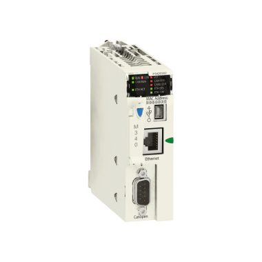 SCHNEIDER BMXP3420302 Modicon M340 processzor, L2, CANopen, Modbus TCP/IP / Ethernet IP