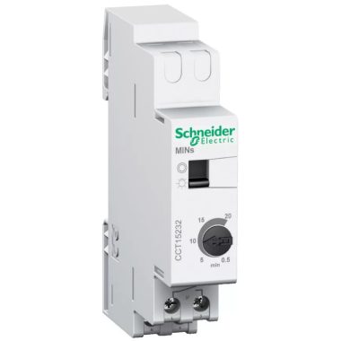 SCHNEIDER CCT15232 ACTI9 MINs lépcsőházi időrelé, 0.5-20 perc