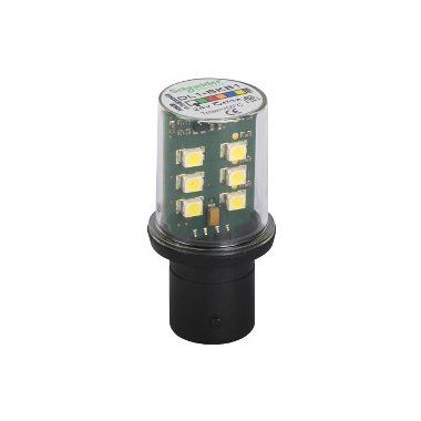 SCHNEIDER DL1BKB1 Harmony XVB kiegészítő, LED BA15d foglalathoz, villogó, 24  VAC/DC, fehér