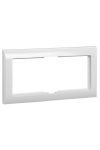 SCHNEIDER ELG264234 ELSO Double cover frame for room units, white