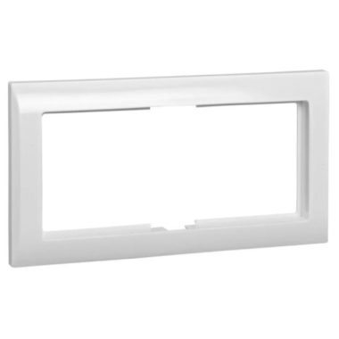 SCHNEIDER ELG264234 ELSO Double cover frame for room units, white