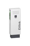 SCHNEIDER EVF2S22P44R EVLink Álló elektromos autótöltő állomás, álló kivitel, 2x T2S - 22kW, RFID, 380-415V, 32A, 3F, 2 aljzat, csapfedeles