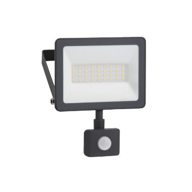 SCHNEIDER IMT47216 MUREVA LED reflektor, 20W, 2000lm, 4000K, IP44, mozgásérzékelővel, 230V, A++ -> A