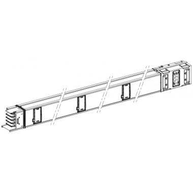 SCHNEIDER KSA500ED4306 Egyenes elem, 500 A, 3 m