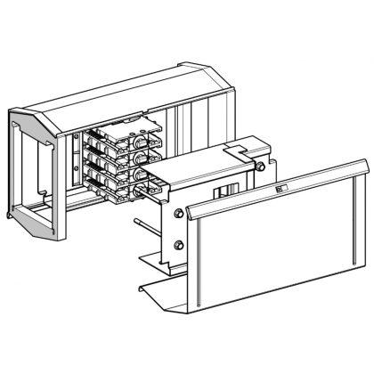 SCHNEIDER KSA500FA4 Régi KS 500A-es sínhez adapter