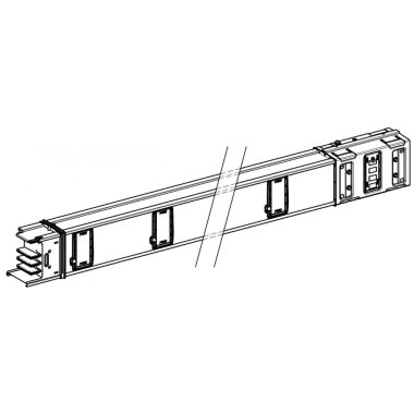 SCHNEIDER KSA630ED3306 Egyenes elem, 630 A, 3 m