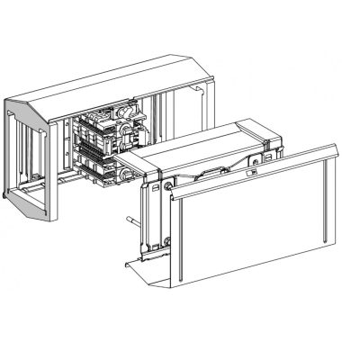 SCHNEIDER KSA800FA4 Adapter régi KS sínhez 800 A