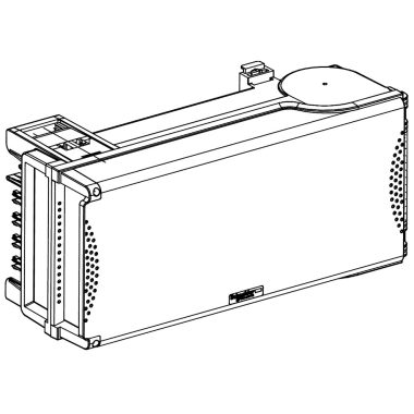 SCHNEIDER KSB100SE5 Leágazódoboz, 100 A, 00 biztosítókhoz