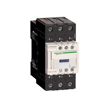 SCHNEIDER LC1D40AP7 3pólusú Everlink mágneskapcsoló (AC3, 400V 40A), tek. 230V AC 50/60Hz