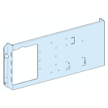 SCHNEIDER LVS03031 Szerelőlap NS250, vízszintes, rögzített, rotációs hajtás