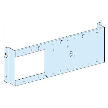 SCHNEIDER LVS03040 Szerelőlap NS250, függőleges, rögzített, billenőkaros kapcsoló
