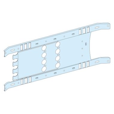 SCHNEIDER LVS03412 Szerelőlap NS-INS250, vízszintes, rögzített, billenőkaros kapcsoló, 4P