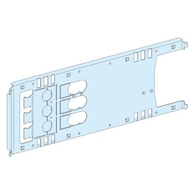 SCHNEIDER LVS03453 Szerelőlap NS630, vízszintes, 3P