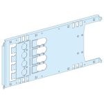 SCHNEIDER LVS03454 Szerelőlap NS630, vízszintes, 4P