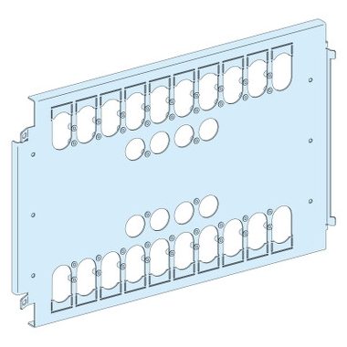SCHNEIDER LVS03461 Szerelőlap 2 NS630 függőleges vagy 1 INS630 függőleges