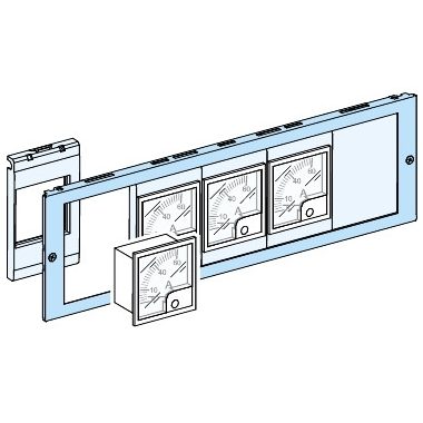SCHNEIDER LVS03904 Kivágott homloklap műszer szerelőlapokhoz