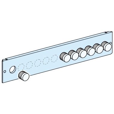 SCHNEIDER LVS03914 Homloklap 22mm-es nyomógomb., jelzőlámp.