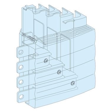 SCHNEIDER LVS04066 Betáp. csatlakozó blokk NS-INS250, felső