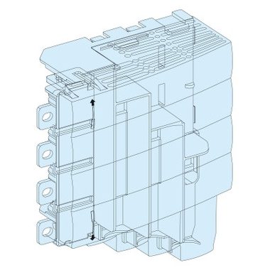 SCHNEIDER LVS04067 Betáp. csatlakozó blokk NS-INS250, alsó