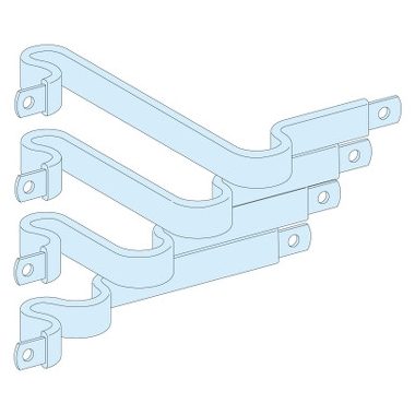 SCHNEIDER LVS04428 250A csatl.,vízsz., NS-INS250, 4P