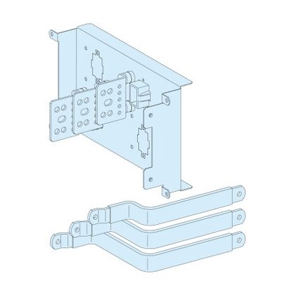   SCHNEIDER LVS04455 Áthelyezett csatlakozás NS630, vízszintes, billenőkaros kapcsoló, 3P