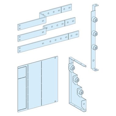 SCHNEIDER LVS04483 Áthelyezett csatlakozás NS1600, vízszintes, 3P