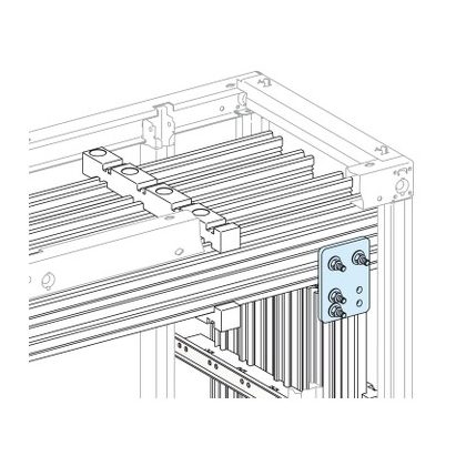   SCHNEIDER LVS04604 Linergy Evolution rövid vízszintes/függőleges csatlakozás 2500 A