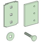 SCHNEIDER LVS04643 Vízszintes sín csatlakozó, 120mm