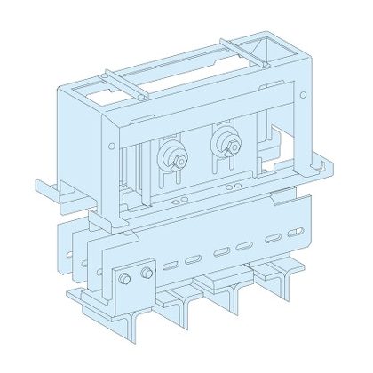 SCHNEIDER LVS04736 Canalis csatlakozó blokk, 3200A, NW, 4P