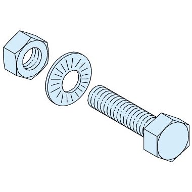 SCHNEIDER LVS04782 20 db csavar sínekhez, M8x20mm