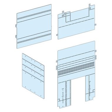 SCHNEIDER LVS04852 Mellső csatlakozás takaró NS1600-NT, függőleges