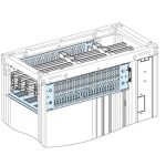   SCHNEIDER LVS04976 Forma 2 burk.vízsz.sín, W=650mm, D=400mm