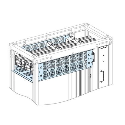   SCHNEIDER LVS04983 Forma 2 burkolat vízszintes gyűjtősinekhez, W=300mm, D=600mm