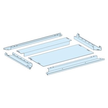 SCHNEIDER LVS08496 IP30 2 részes kábelbevezető lemez, W=650mm, D=400mm