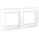 SCHNEIDER MGU2.004.18 UNICA Basic double frame, white