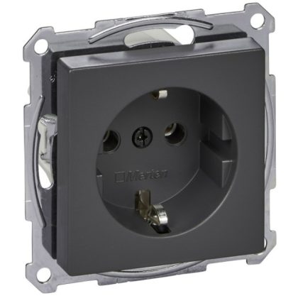   SCHNEIDER MTN2301-0414 MERTEN 2P + F socket, spring connection, 16A, System-M, anthracite