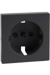 SCHNEIDER MTN2330-0414 MERTEN SM cover for 2P + F sockets, child resistant, anthracite