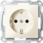  SCHNEIDER MTN2400-0344 MERTEN 2P + F socket with child protection, screw connection, 16A, System-M, cream