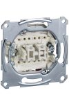 SCHNEIDER MTN3128-0000 MERTEN Chandelier Switch with toggle switch and pushbutton, spring connection 10A