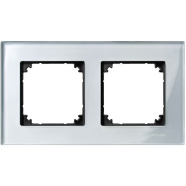 SCHNEIDER MTN4020-3260 MERTEN M-Elegance double frame, diamond white