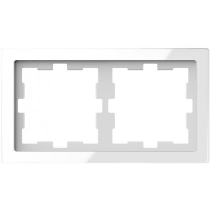   SCHNEIDER MTN4020-6520 MERTEN D-Life double frame, crystal white