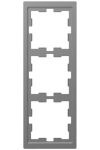 SCHNEIDER MTN4030-6536 MERTEN D-Life hármas keret, acél